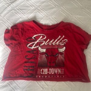Chicago Bulls worn out crop top